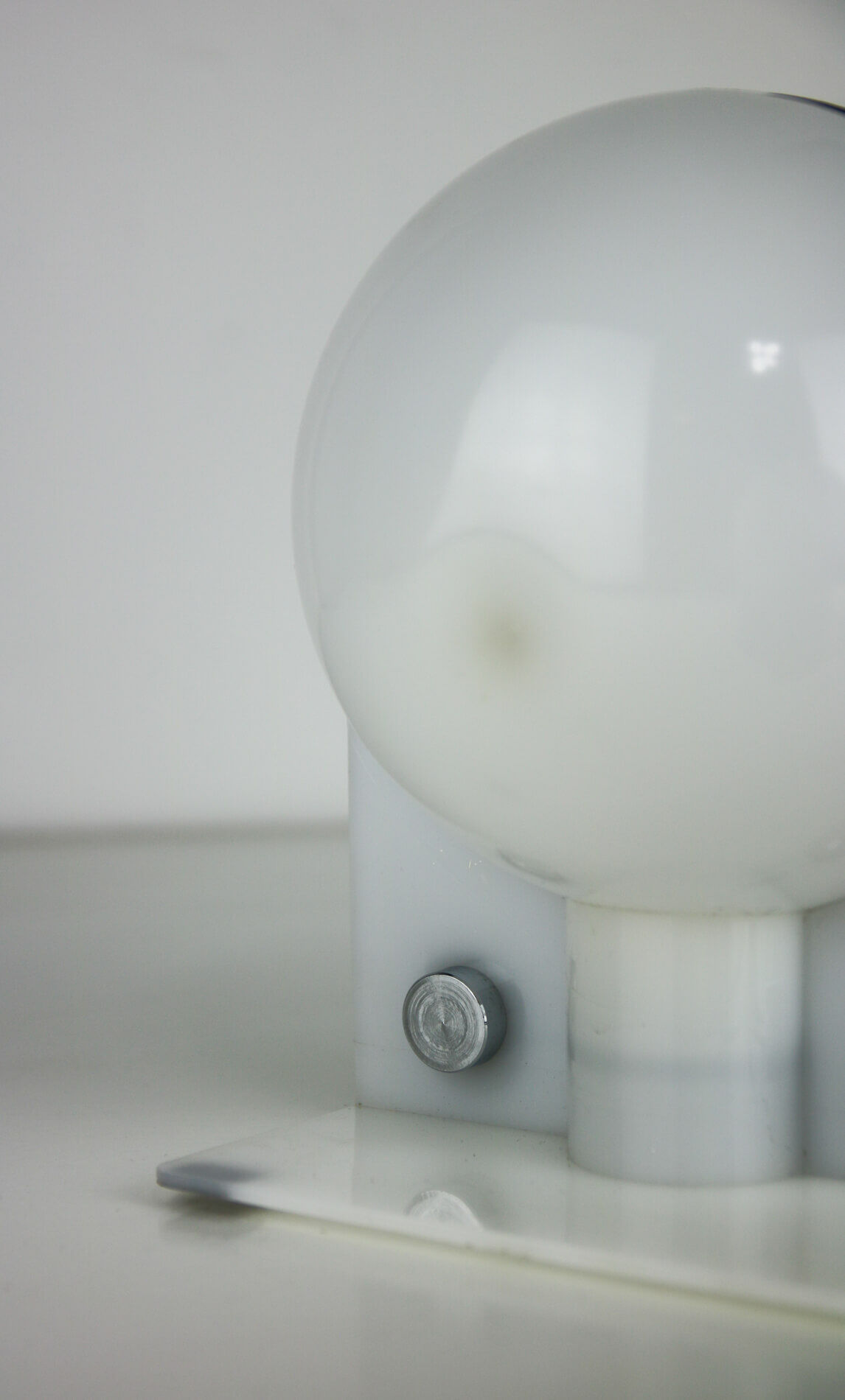 Lampe de table Sirio gris et blanc de Guzzini