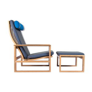 fauteuil et repose-pied