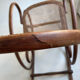 Vintage bentwood rocking chair and canning