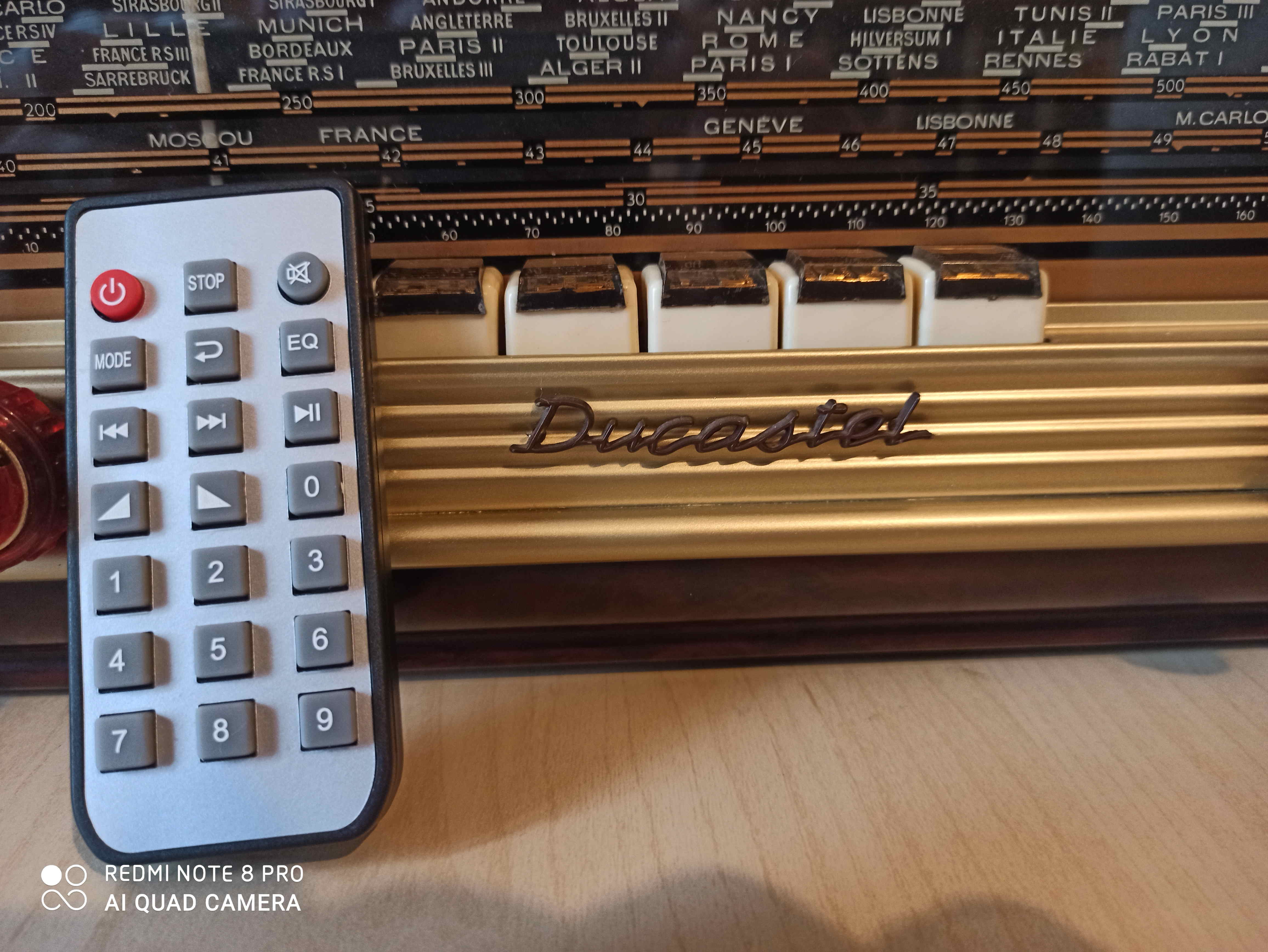 Ducastel radio station - Favorite model (1957) - Bluetooth compatible