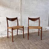 Pair of vintage Danish GS60 chairs by Arne Wahl Iversen