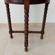 Side table from the 40s/50s in turned wood, Louis XIII style