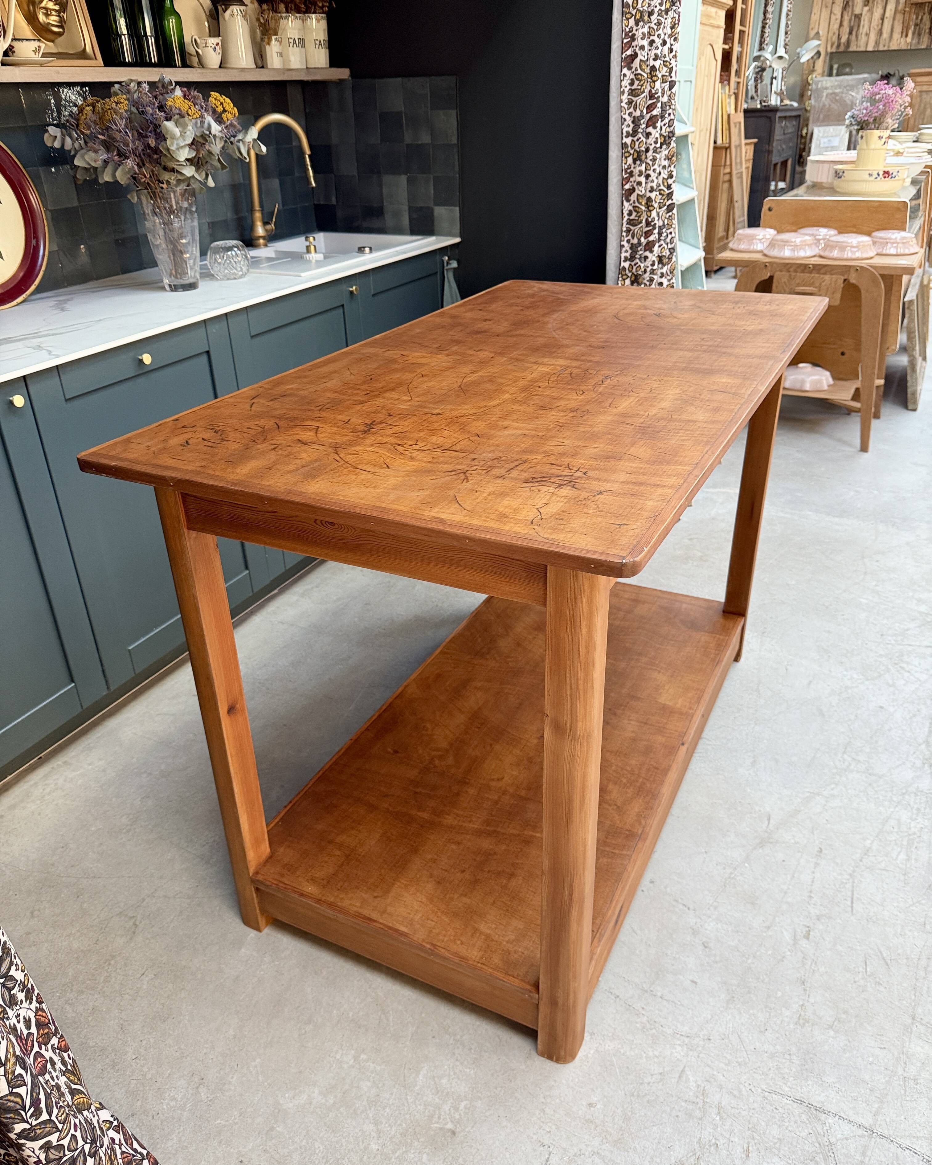 Antique table / island / counter
