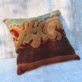 Aubusson 19th Castle Cushion
