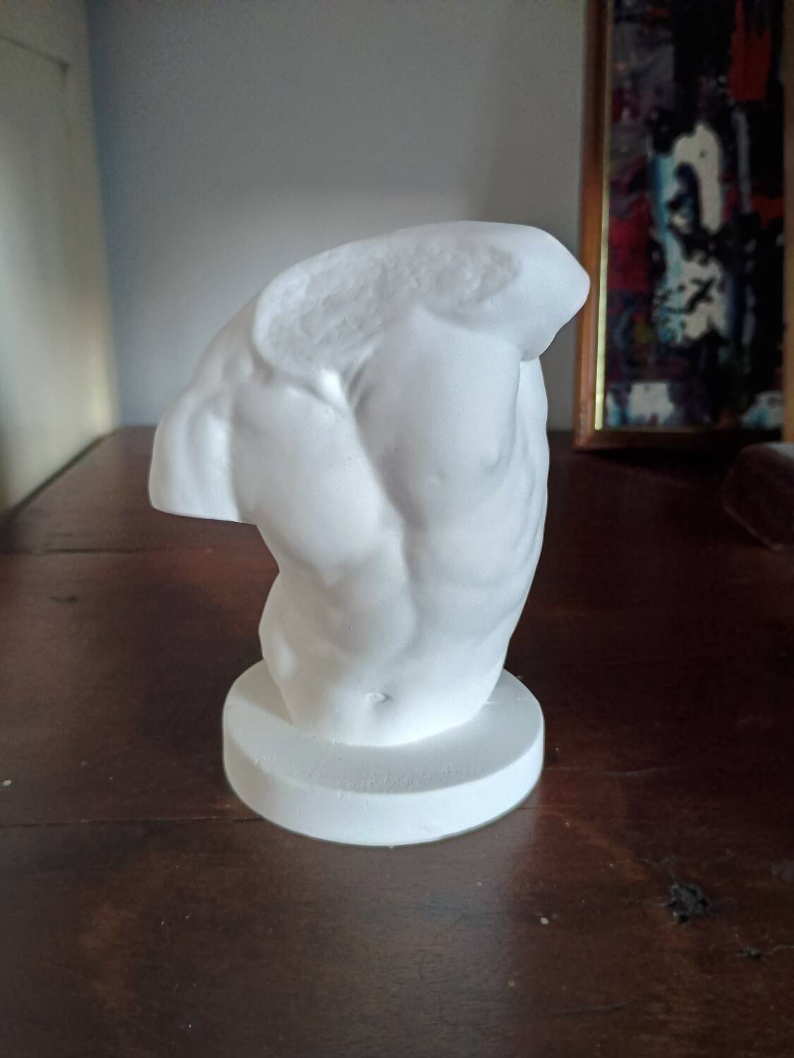 Small plaster bust