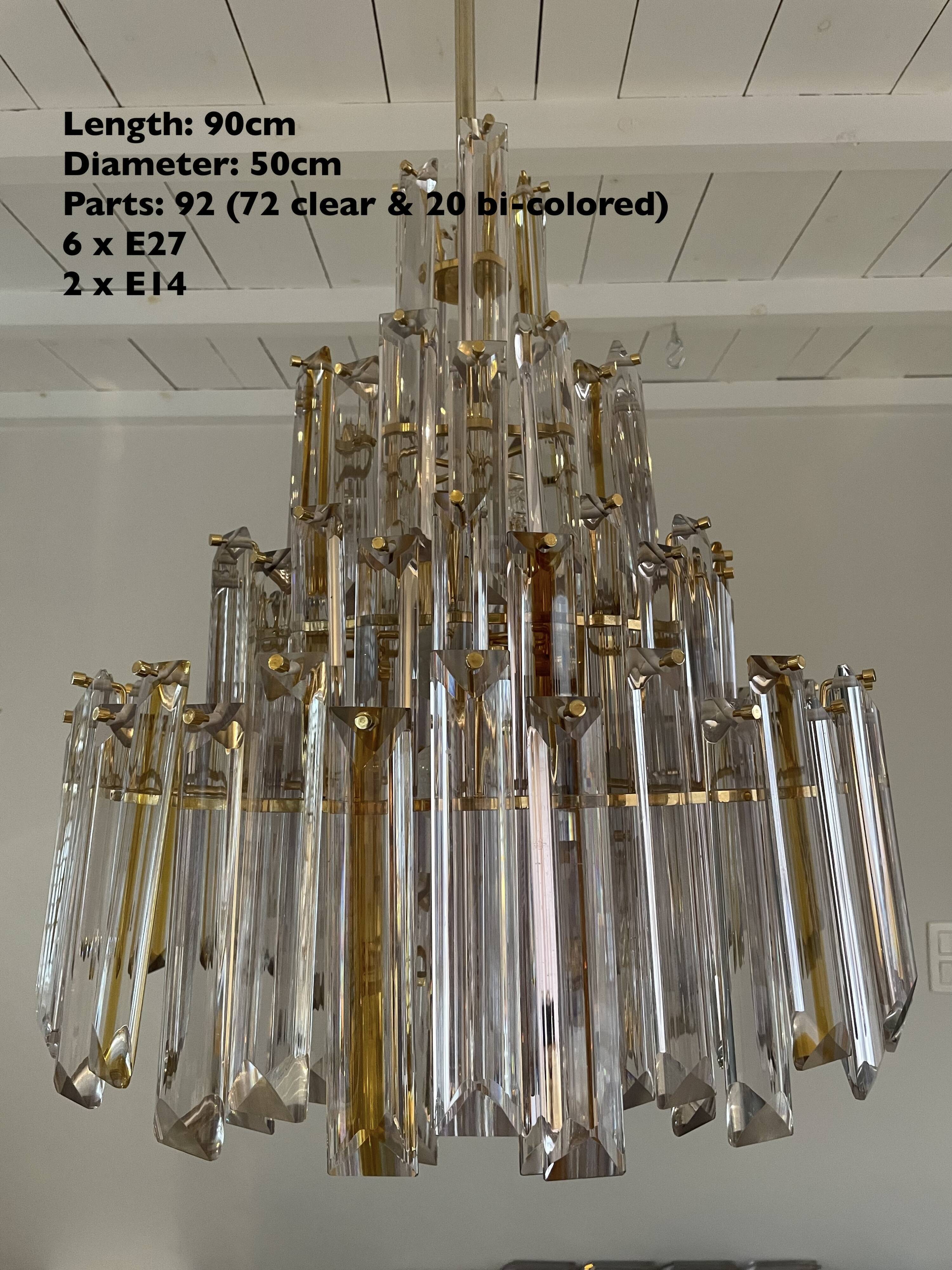 Vintage Paolo Venini chandelier, 1970s