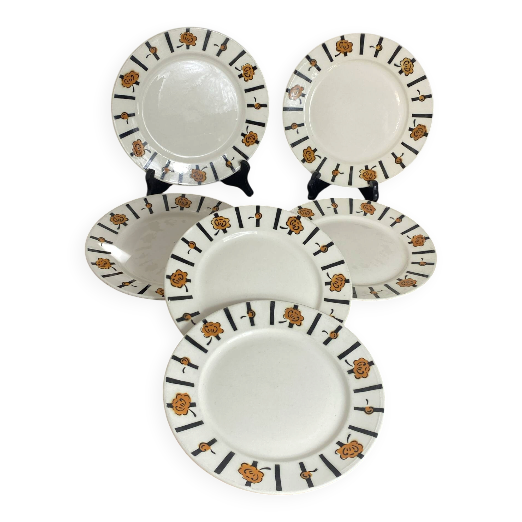 Porcelain plates, Badonviller France