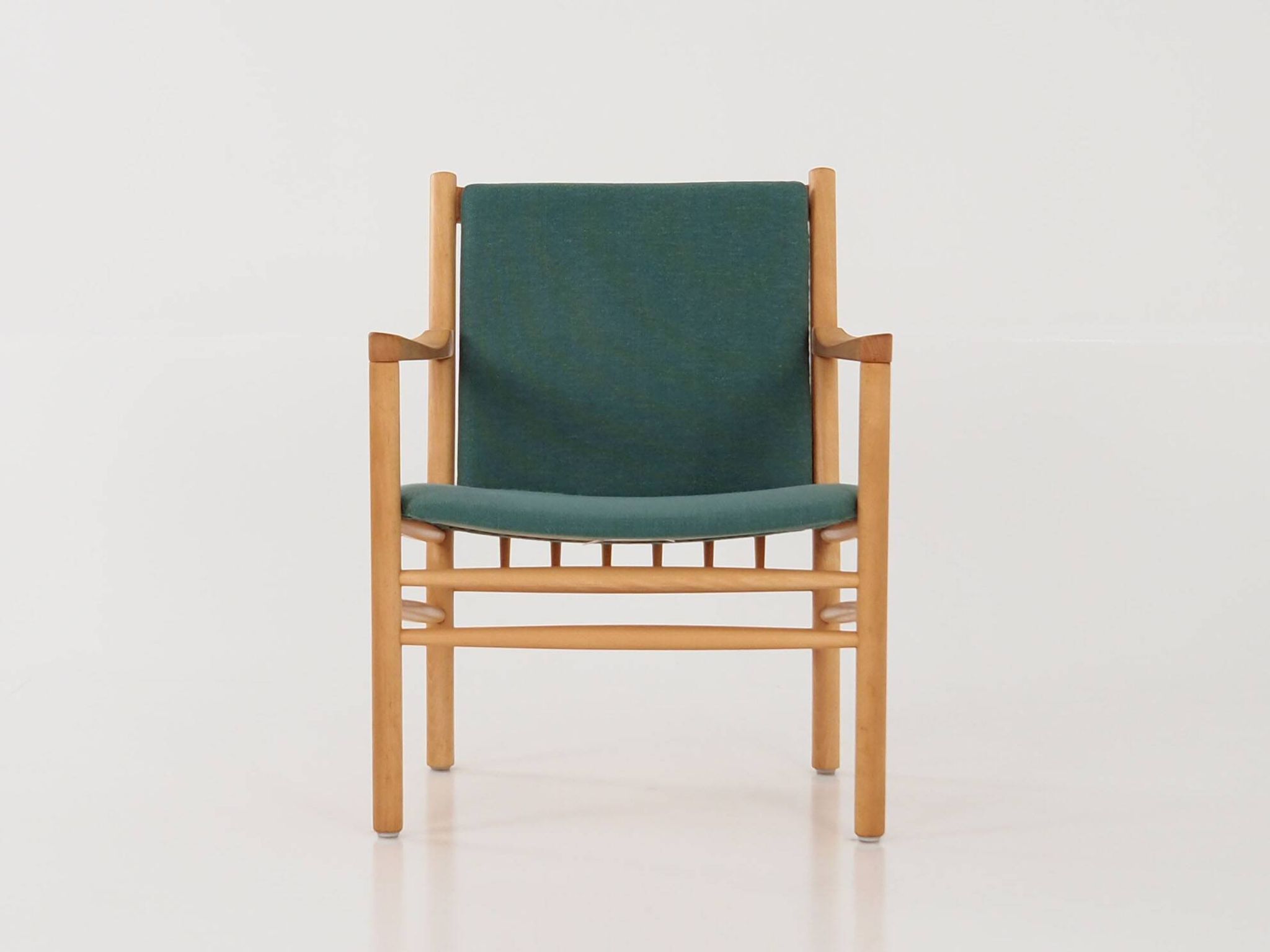 Beech armchair, Danish design, 1970s, designer: Erik Ole Jørgensen, manufacture: Tarm Stole & Møbelf
