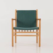Beech armchair, Danish design, 1970s, designer: Erik Ole Jørgensen, manufacture: Tarm Stole & Møbelf