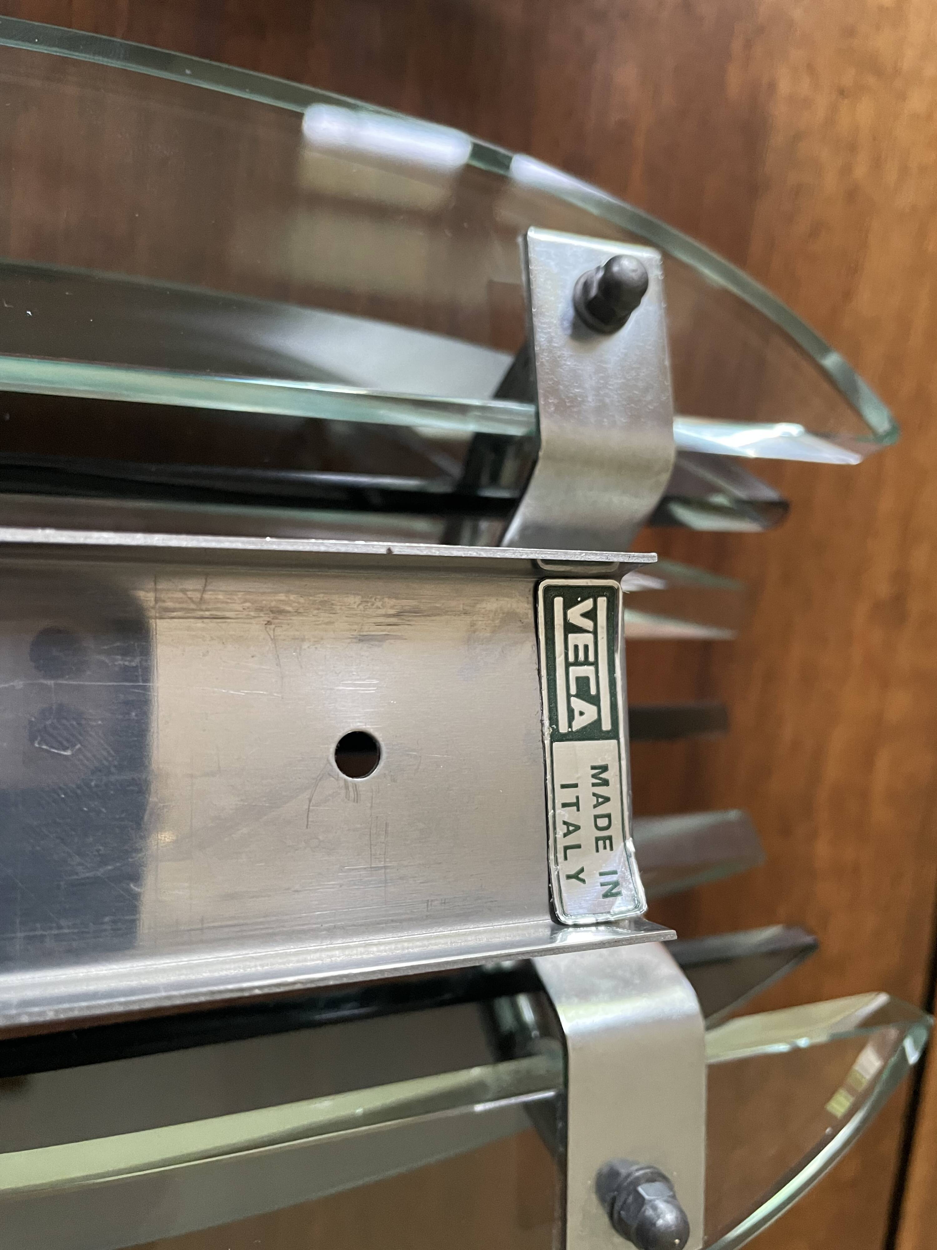 Wall lights with Murano glass slats VECA Italy