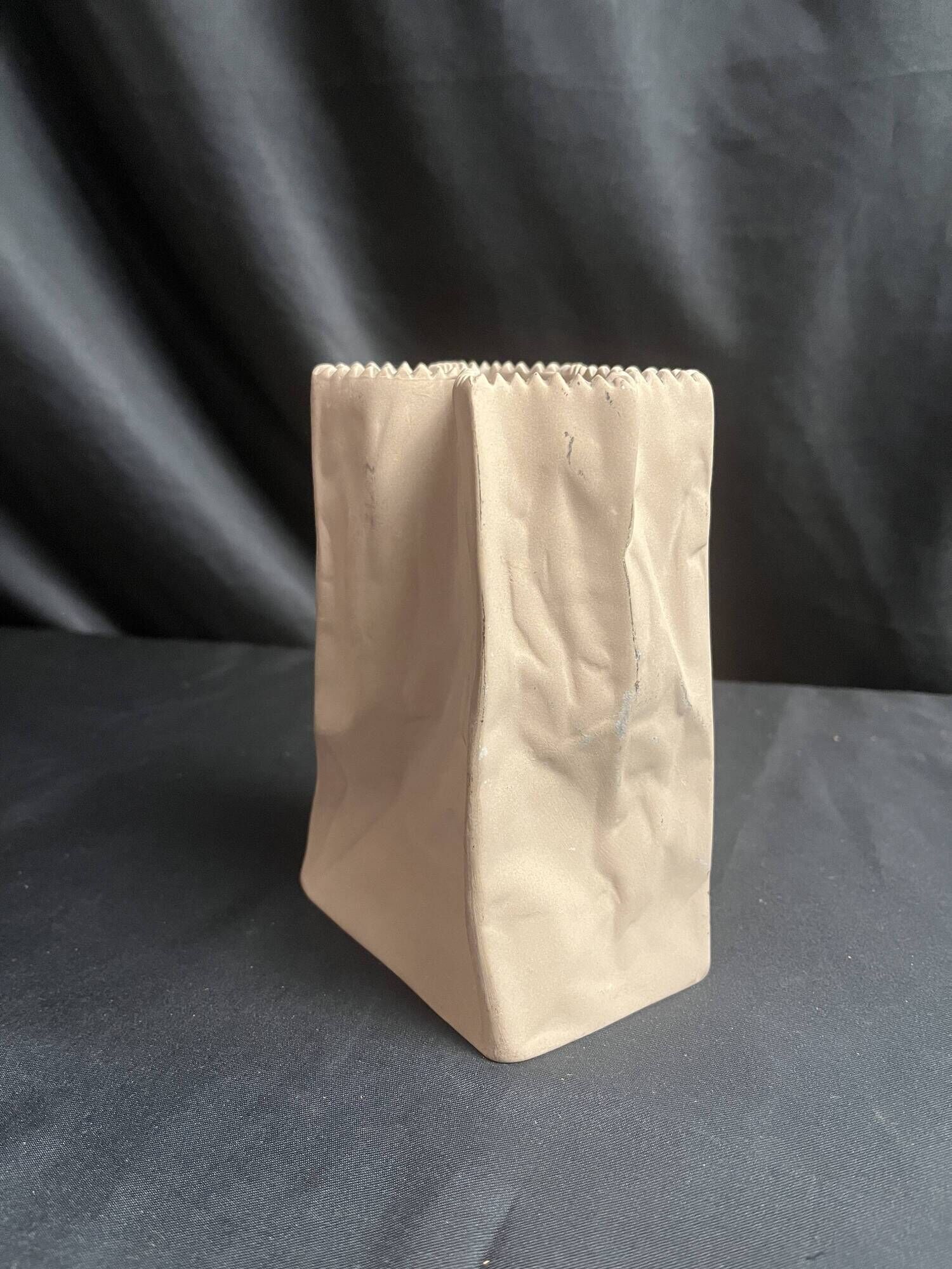 Rosenthal paper bag vase by Tapio Wirkkala, 1970s