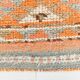 Orange & Beige Tribal Oushak Runner Rug, 88x362Cm