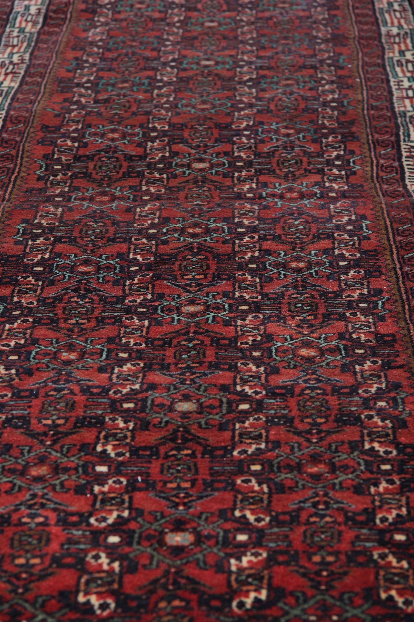 Persian Hamadan runner rug 80x495cm