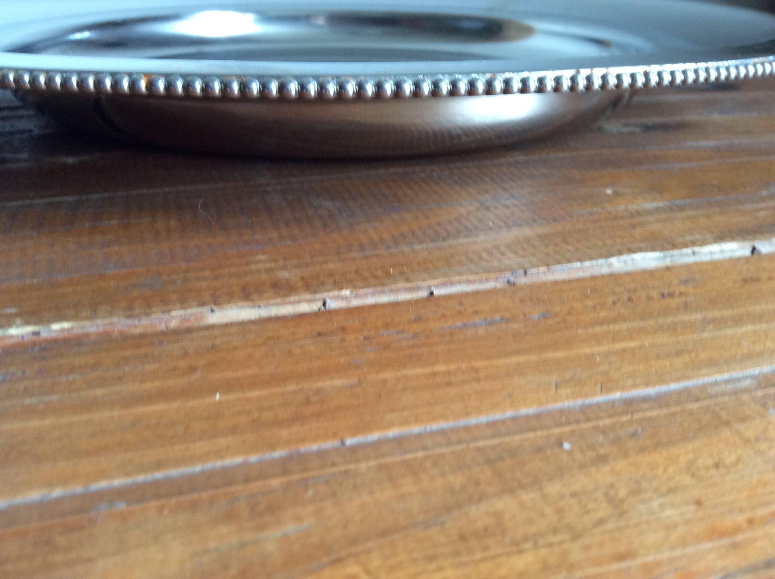 Stainless steel pearl plate