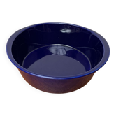 Coupelle vintage allemand en céramique bleu foncé Lukull de Schönwald