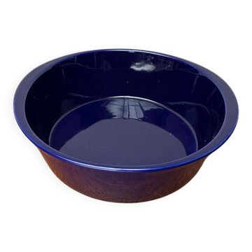 Coupelle vintage allemand en céramique bleu foncé Lukull de Schönwald