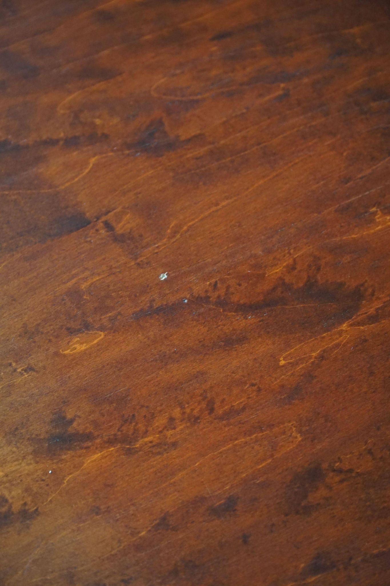 Modern Scandinavian, beech table with club-shaped legs, Arnold Madsen, made in the 1940s.