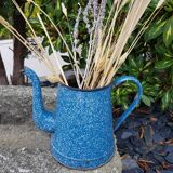 Blue enamelled sheet metal coffee maker