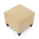 Square Art Deco pouf, 1930s