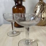 Old champagne glasses