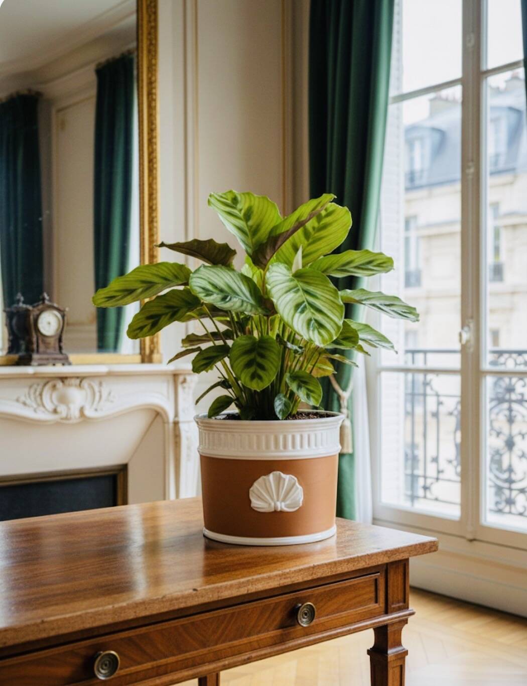 Terracotta cache-pot and slip - Maison Chaumette Paris