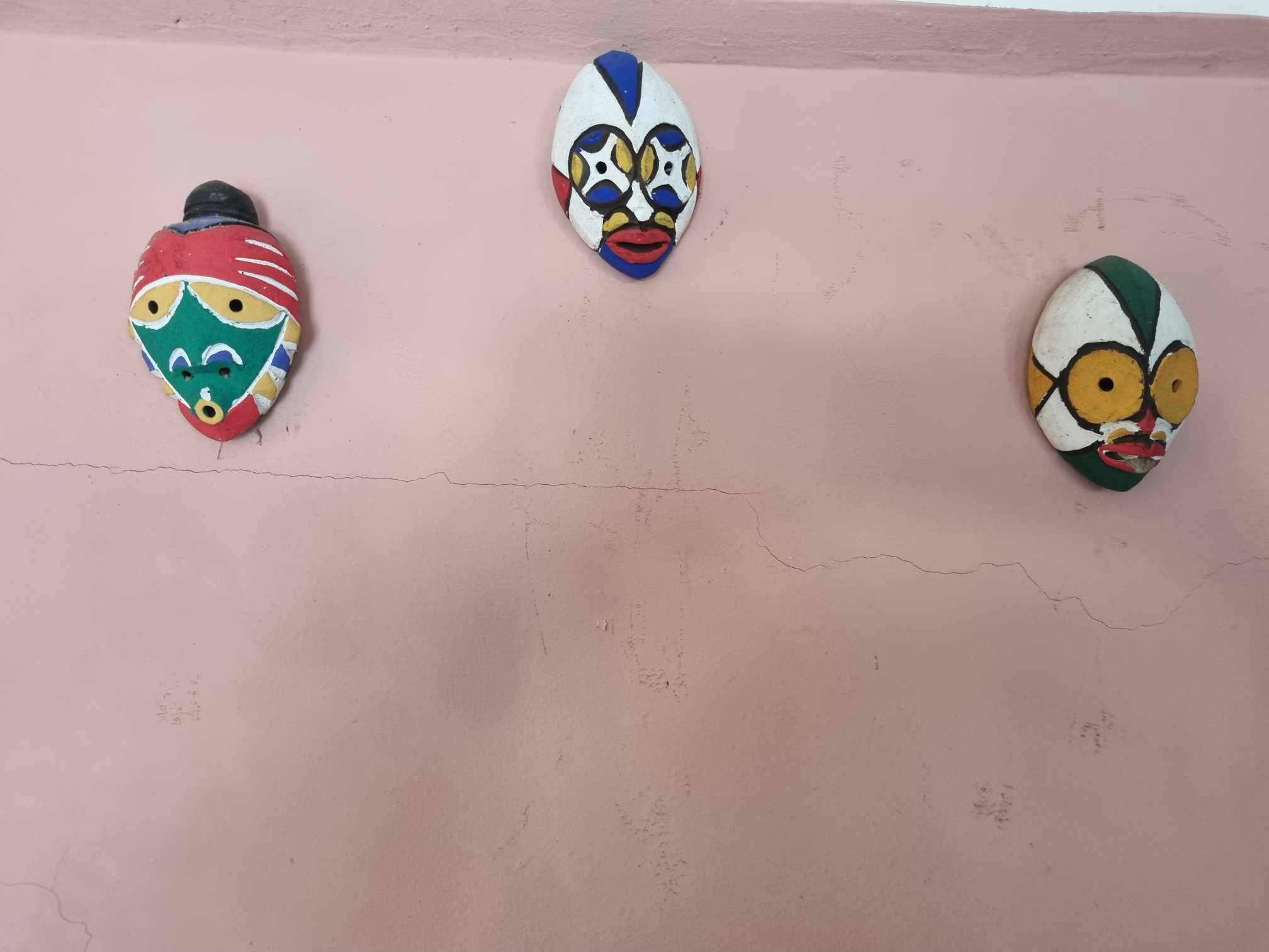 Set of 3 African Passport Masks