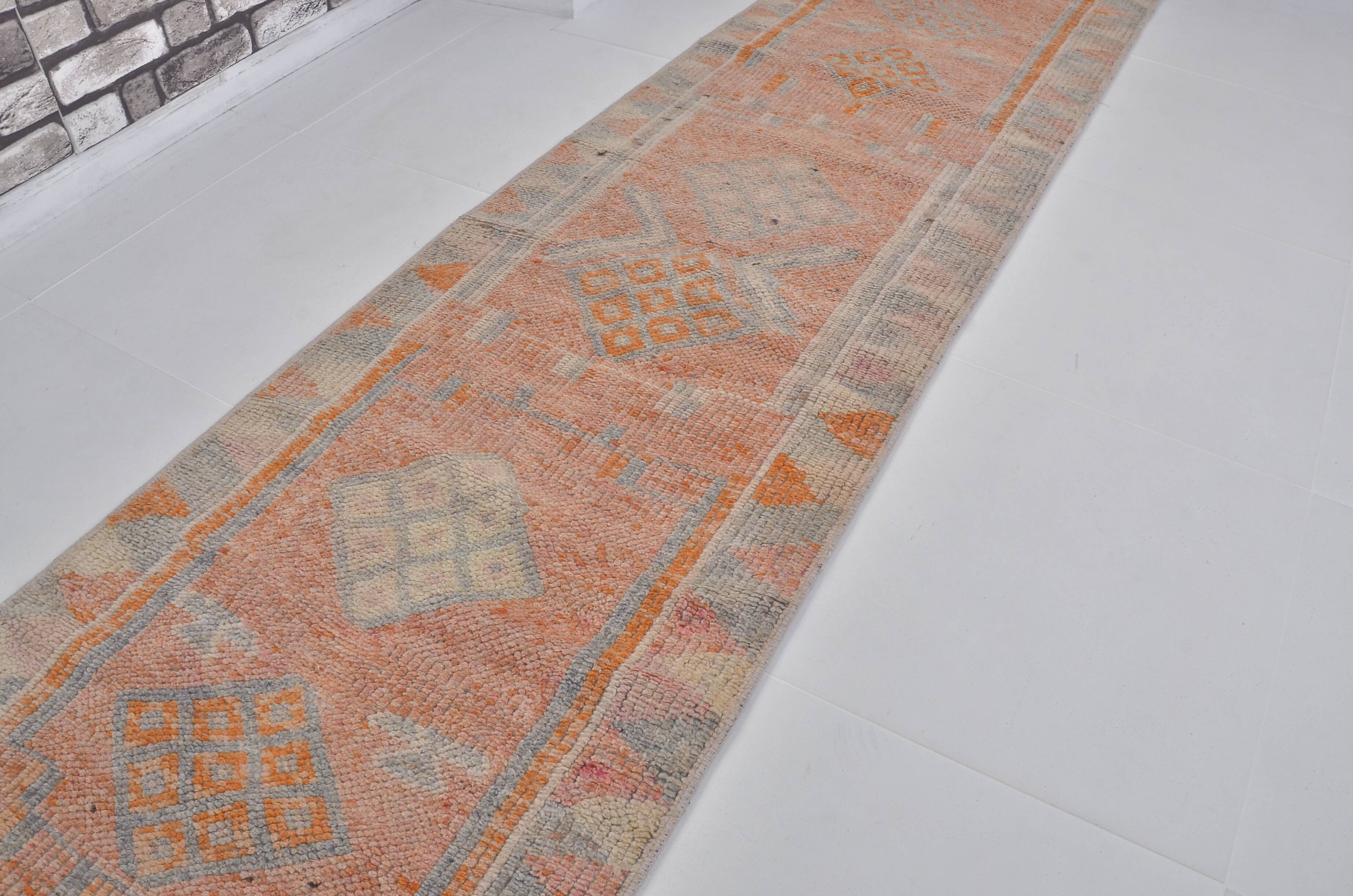 Vintage Decorative Oushak Runner Rug sku 2272