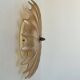 Vintage XL wall lamp, Murano and brass, Italy 1970