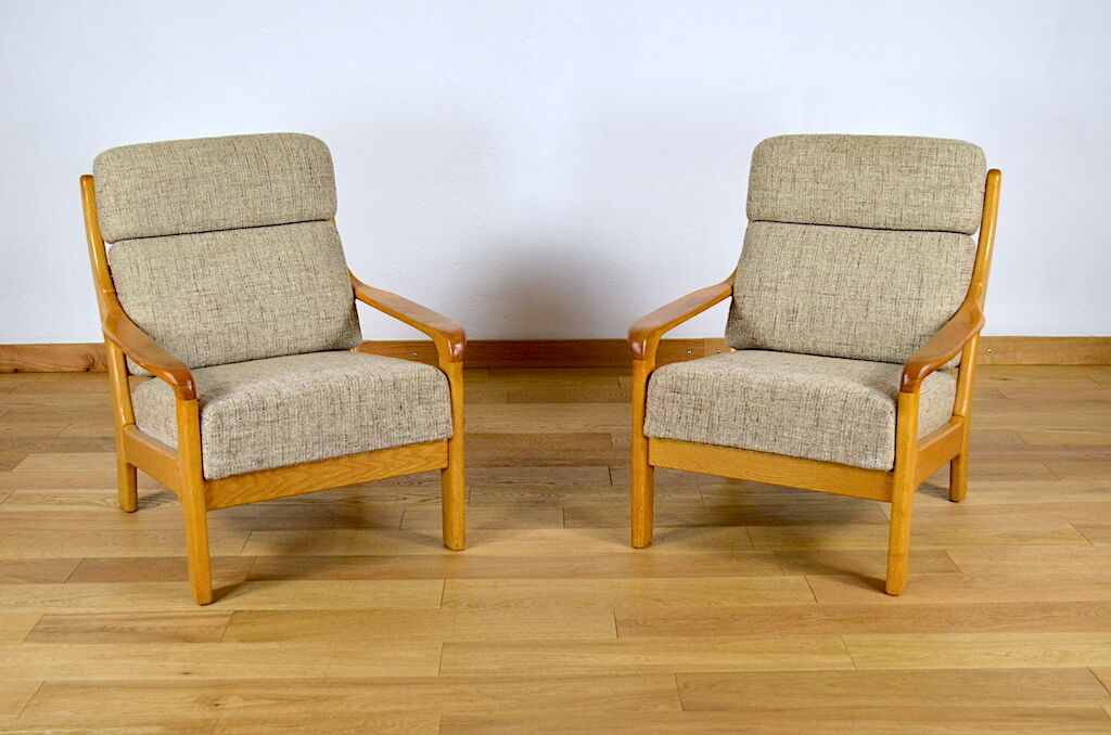 Pair of scandinavian armchairs 1960