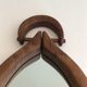 Brutalist mirror in oval shape 1950 - 30,5x59,5cm