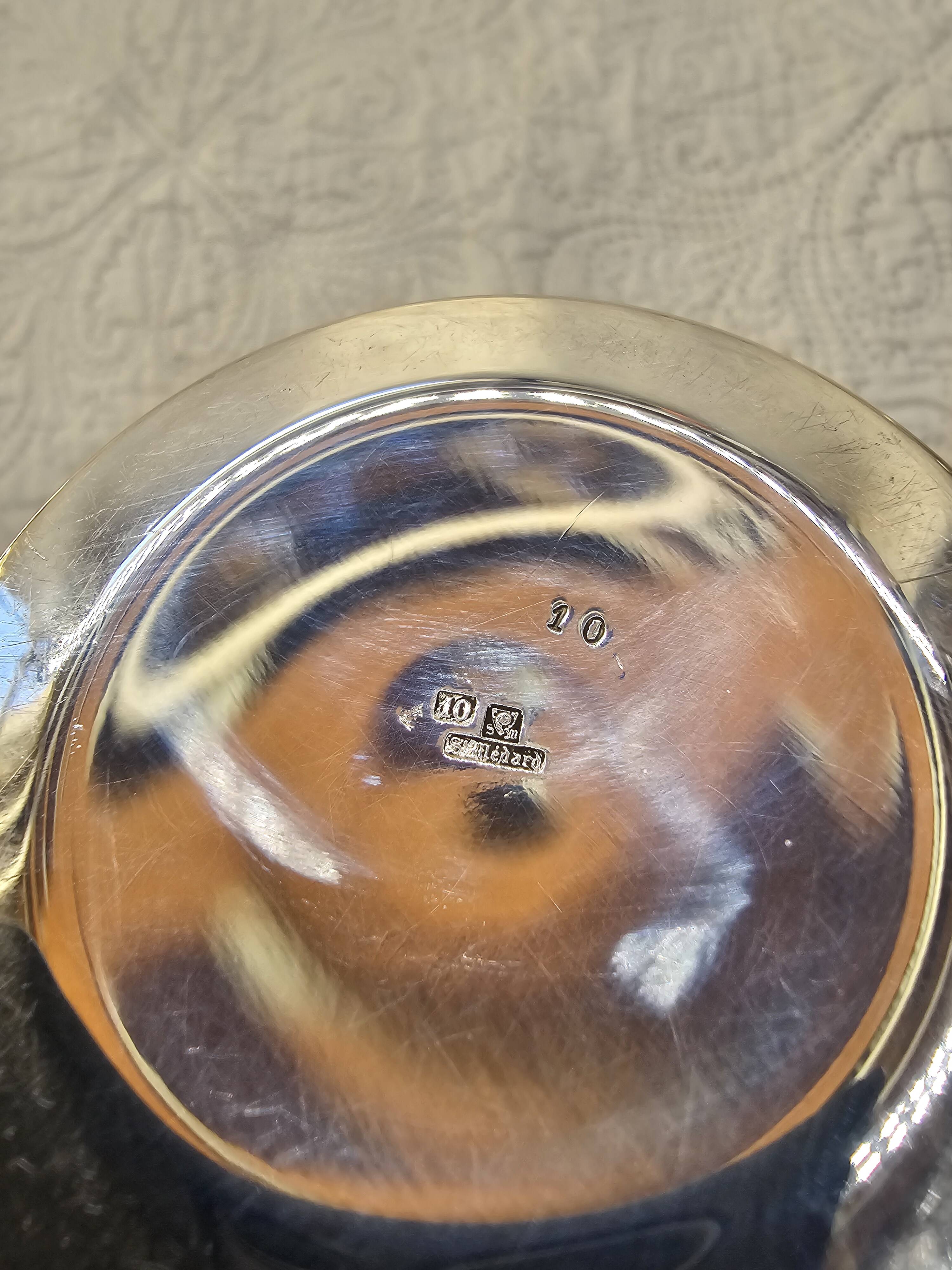 3-piece silver-plated aperitif set