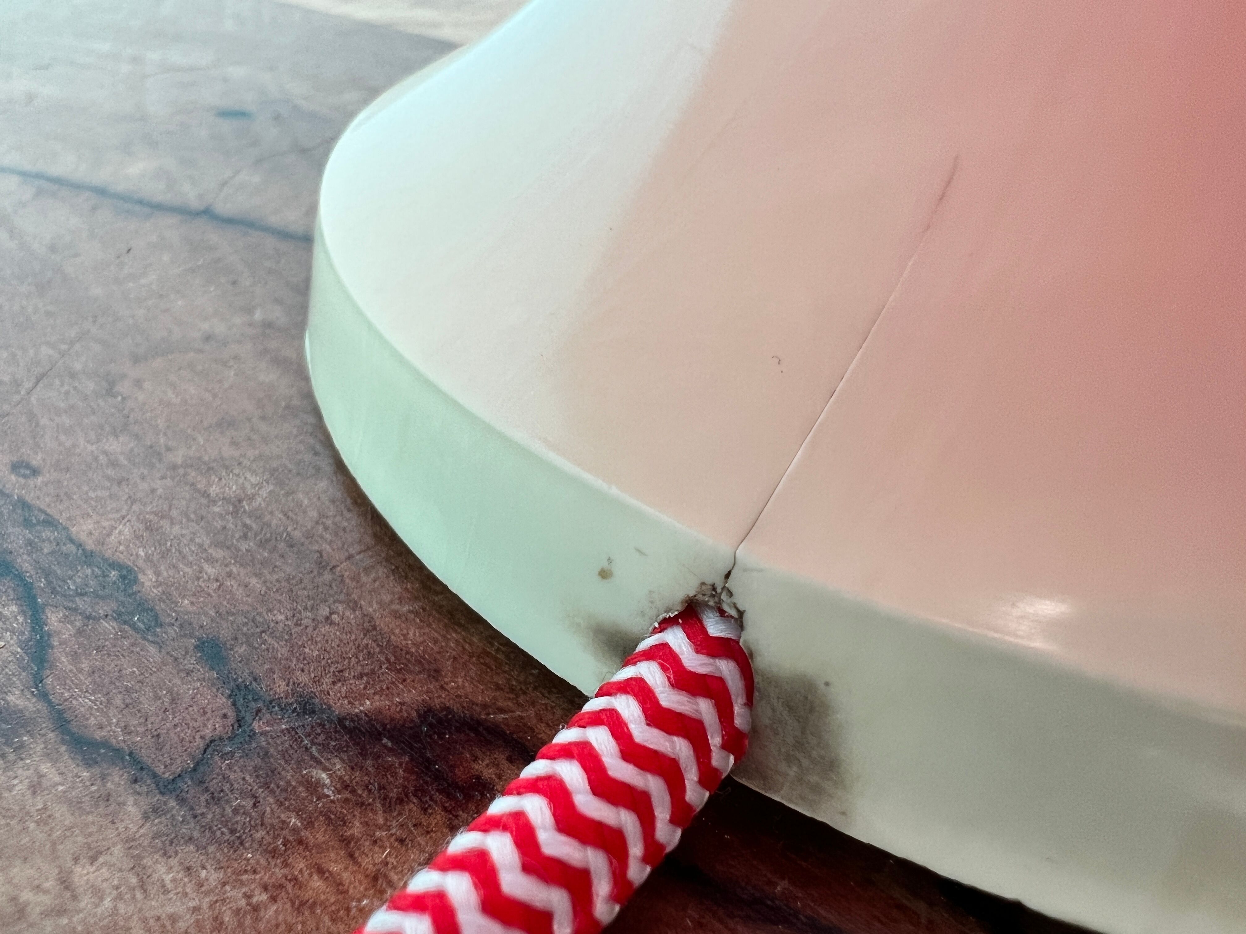 Red mushroom lamp 1970