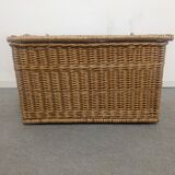 Trunk or XXL wicker chest of the 50s / 60s