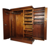 Armoire pour homme en noyer burr Art Déco anglais
