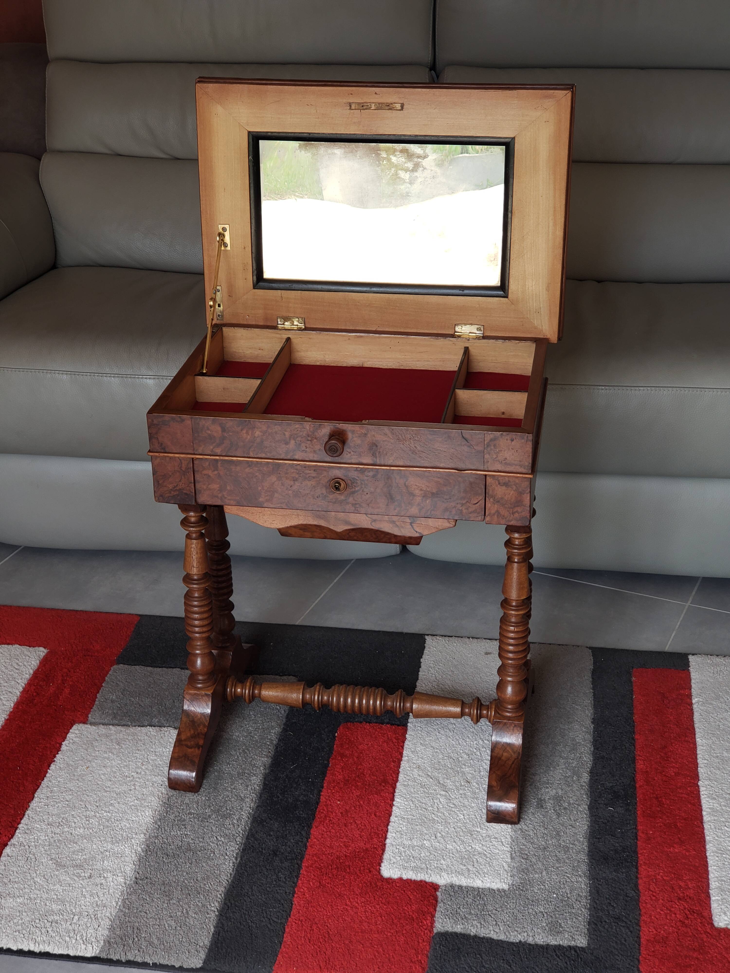 Vintage wooden dressing table