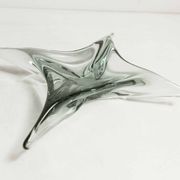 Green Murano glass ashtray