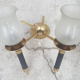 Applique double, potence, Néo classique, mid century, 50'