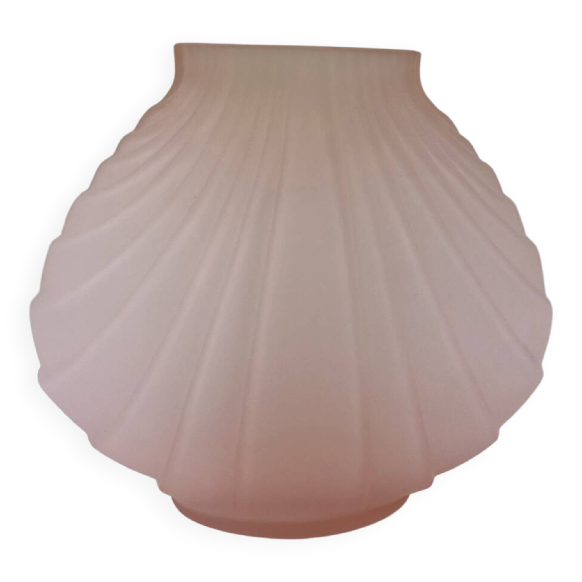 Vase art déco en verre opaque