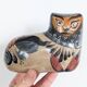 Cat figurine in Tonalá pottery, Mexico, handmade folk art.