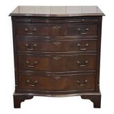 Commode anglaise des années 1950 en acajou avec une tablette