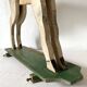 Wooden horse wall shelf, old toy