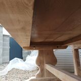 Old oak monastery table