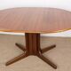 Table scandinave télescopique vintage teck