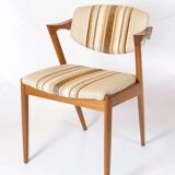 Set Of Six Dining Chairs Model 42 Made In Teak By Kai Kristiansen From 1960