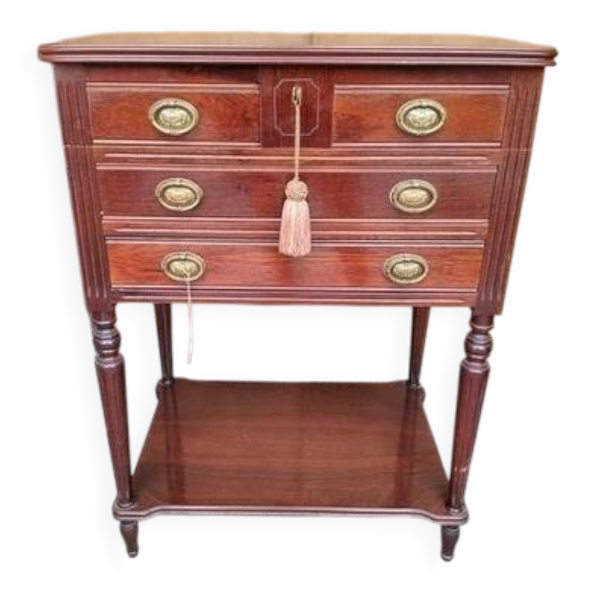 Louis XVI style silver cabinet from the early 20th century.