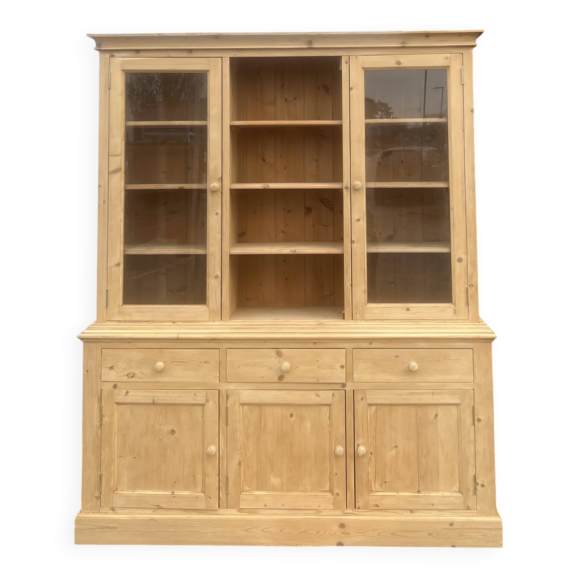 Renovated 2-part sideboard - solid wood dresser