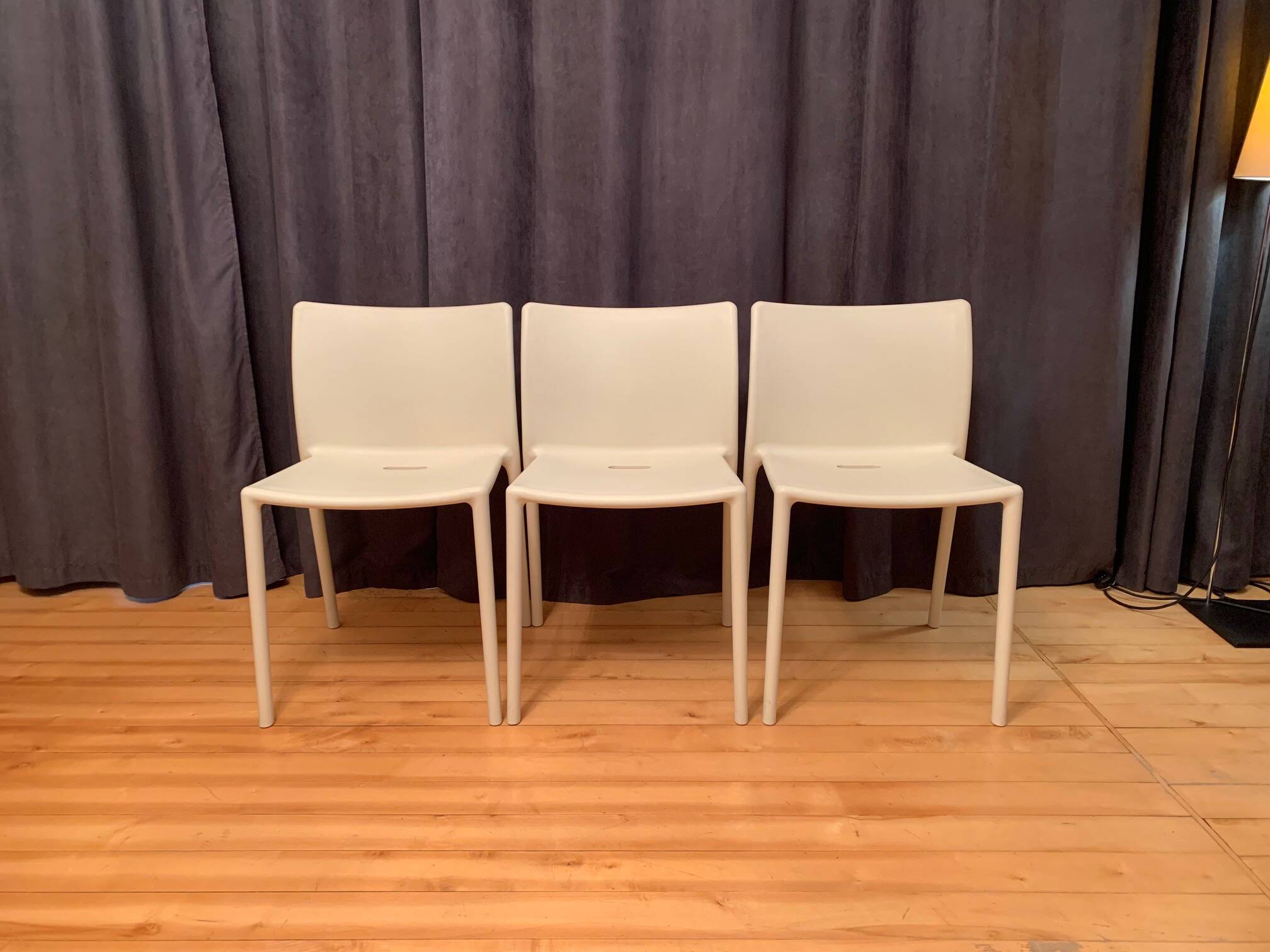 Set of three Air-Chair chairs by Jasper Morrison, Magis, Italy, 1990s