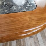 Coffee table with marble top by Hohnert Design, Germany, 1960