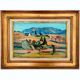 Painting by André PLANSON (1898-1981) – Oil on panel – Provence landscape