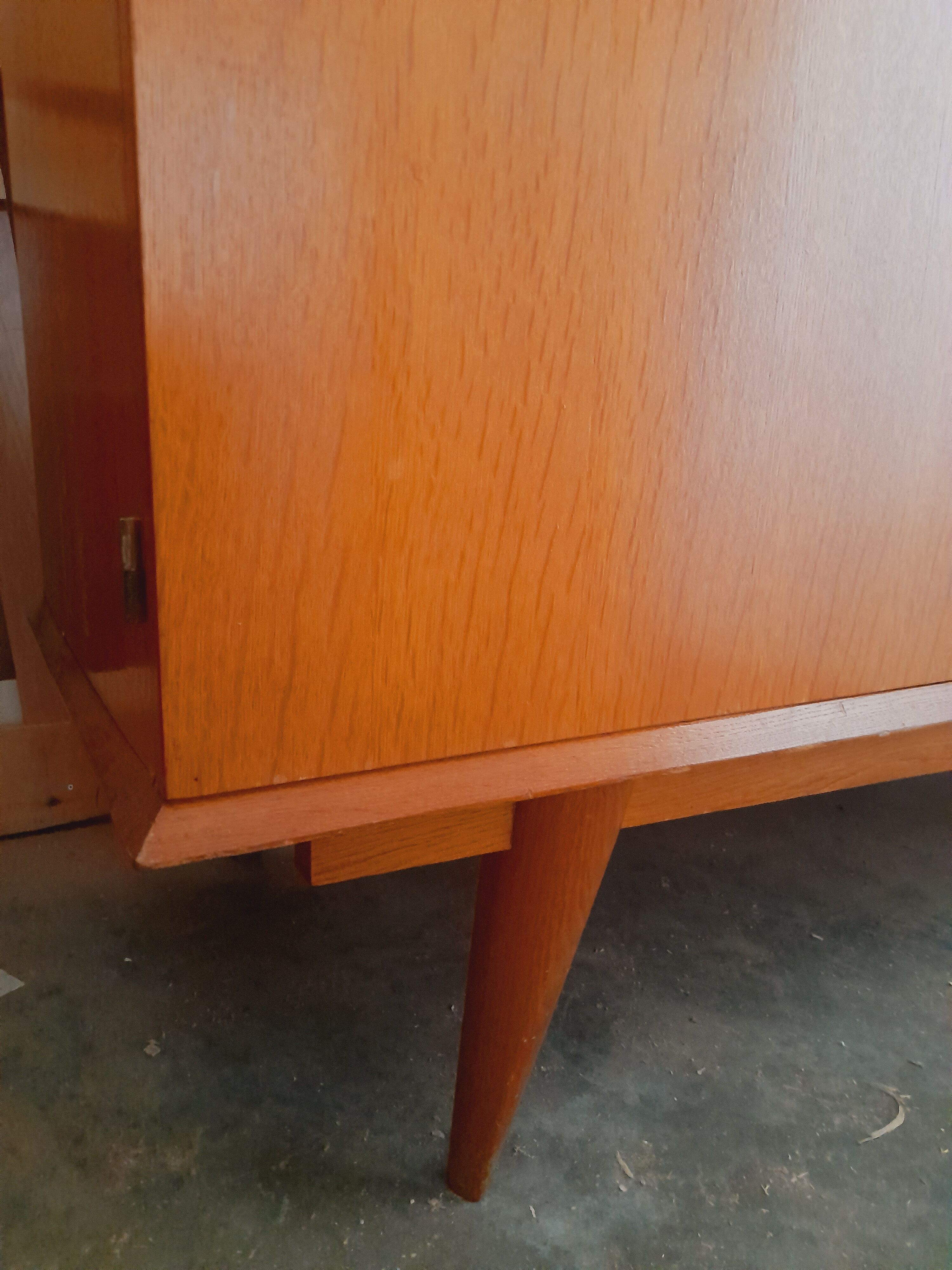 Vintage feet compass cabinet